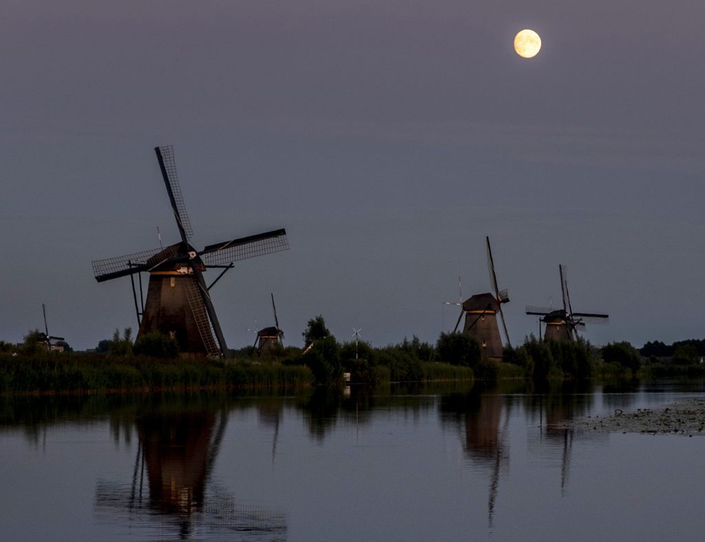 Holandsko, veterné mlyny