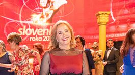 Herečka Kamila Magálová na vyhlásení cien v ankete Slovenka roka 2020.