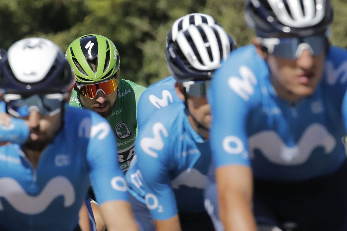 Peter Sagan počas piatej etapy.
