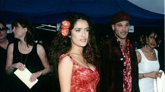 Herečka Salma Hayek na zábere z roku 1997 v...