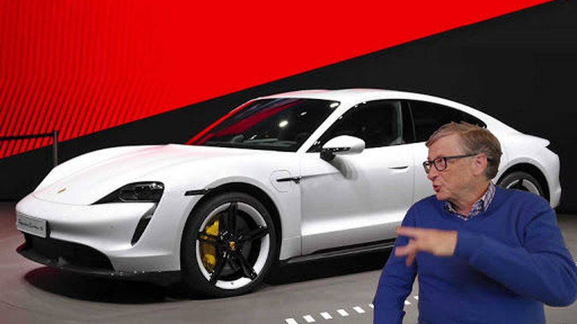 Bill Gates je dlhoročným priaznivcom Porsche....