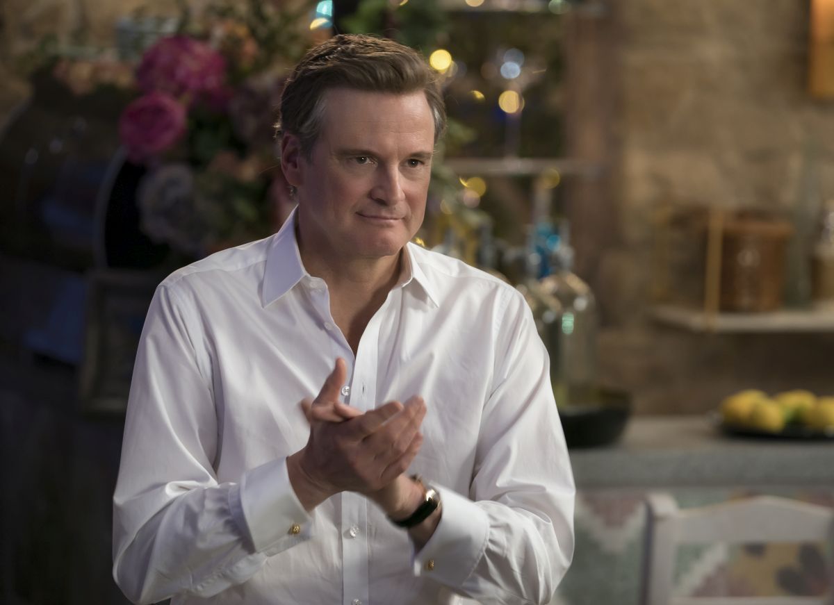 Colin Firth vo filme "Mamma...