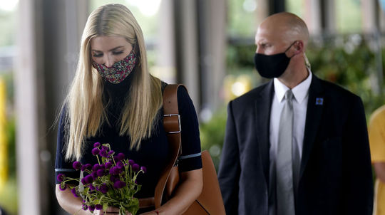 
Ivanka Trump na farmárskych trhoch v meste...