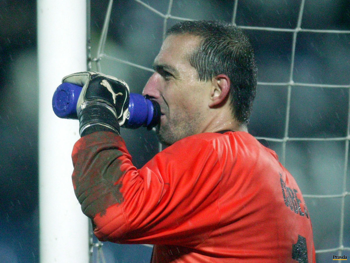 Juraj Čobej v zápase proti Portu.
