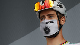 Sagan počas narodeninového tréningu spadol