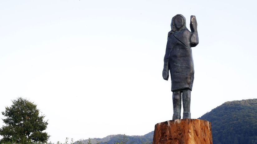 Melania Trump Sculpture