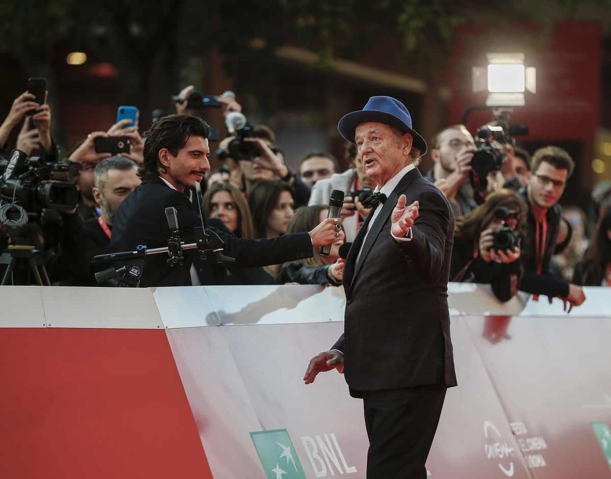 Herec Bill Murray počas MFF v R9m ev roku 2019.