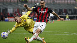 Víťazný vstup AC. Ibrahimovič zariadil víťazstvo dvoma gólmi