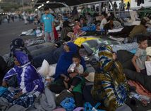 Grécko Lesbos migranti Moria tábor požiar
