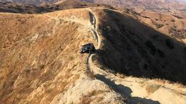 Jeep Wrangler - stratený v Kalifornii