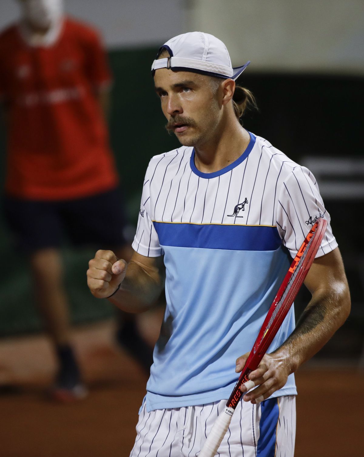 Andrej Martin v zápase 1. kola Roland Garros.