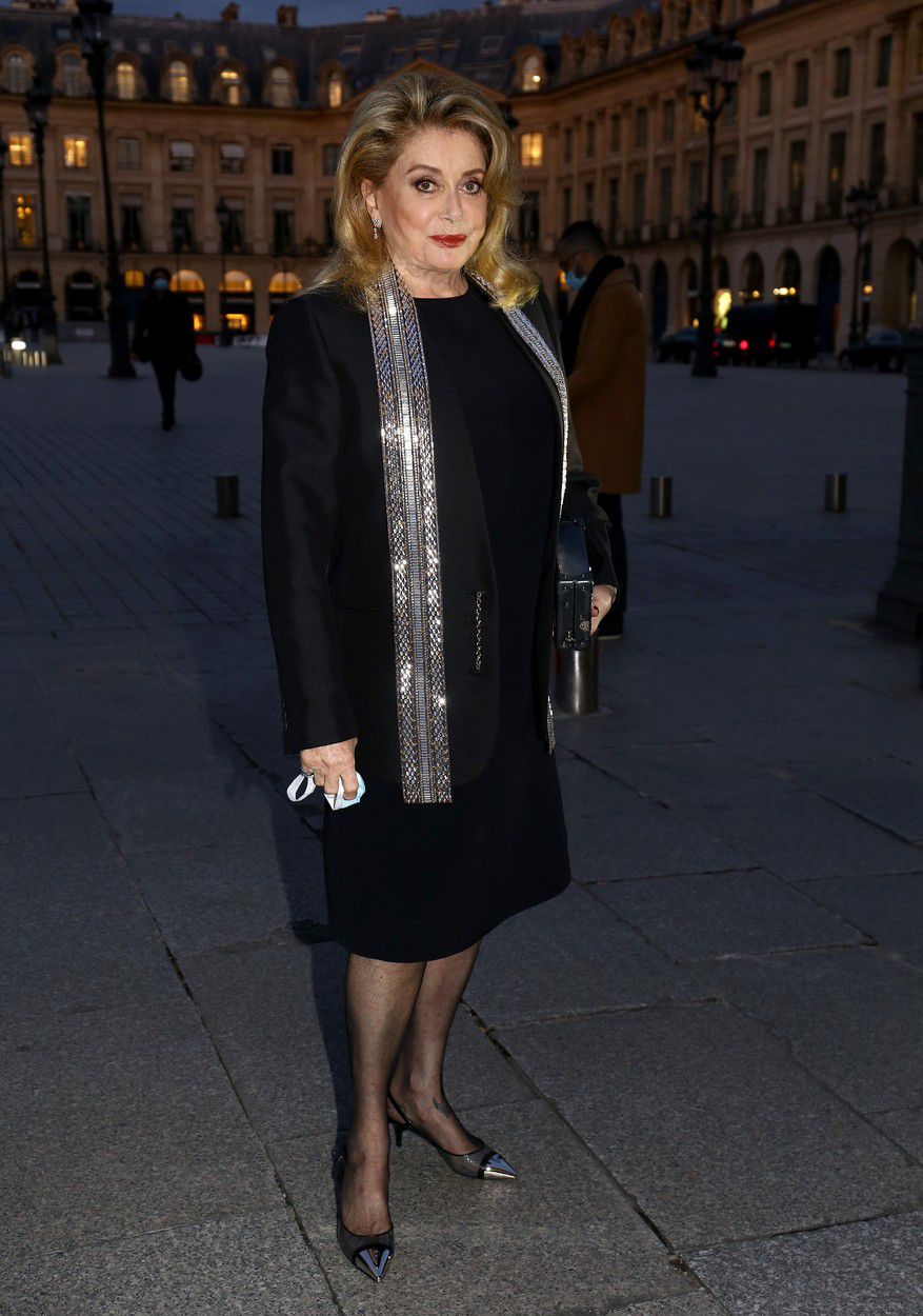 Catherine Deneuve na slávnostnej večeri značky...