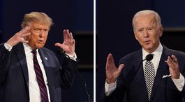 Trump a Biden predviedli prerušovanú debatu