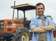 traktor, radosť, poľnohospodár, farmár