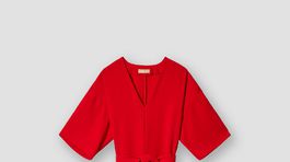 Dámske červené šaty Pietro Filipi, predávajú sa za 199 eur. 