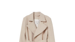 Dámsky kabát na spôsob trenčkotu H&M, info o cene v predaji. 