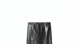 Kožená sukňa s jemným dezénom Twinset, info o cene v predaji. 