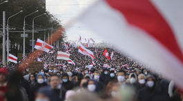 Na protestoch v Bielorusku zadržali vyše 320 ľudí, len v Minsku 250