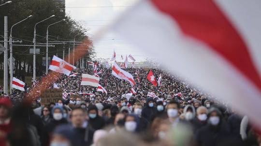 Na protestoch v Bielorusku zadržali vyše 320 ľudí, len v Minsku 250