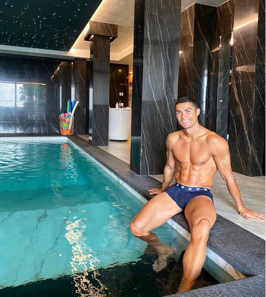 Cristiano Ronaldo počas tréningu v súkromnom...