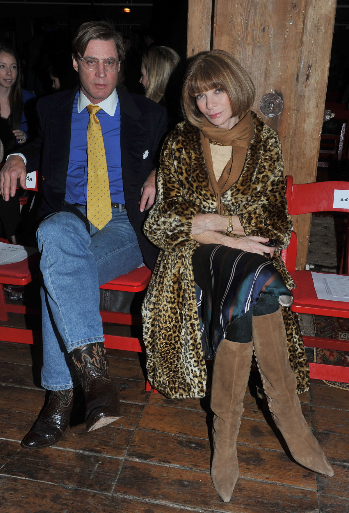 Šéfredaktorka magazínu Vogue Anna Wintour a jej...