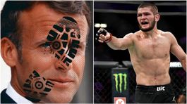 Chabibov odkaz Macronovi: Nech Všemohúci znivočí jeho obraz!