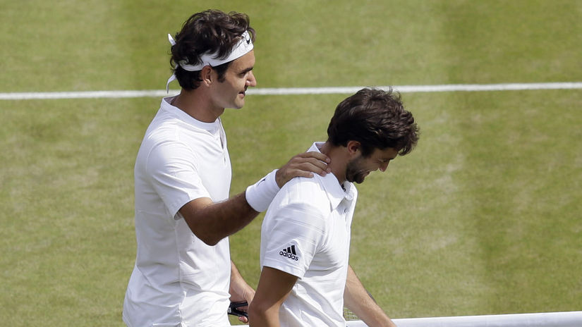 Roger Federer, Gilles Simon