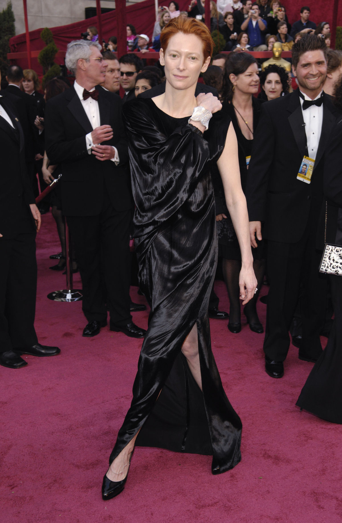 Herečka Tilda Swinton v roku 2008 na vyhlásení...