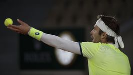 S Nadalom sa nestretne. Gombos vzdoroval favoritovi len v prvom sete 