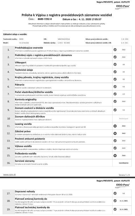 Príloha k ODO-Passu: obsahuje všetky podstatné...