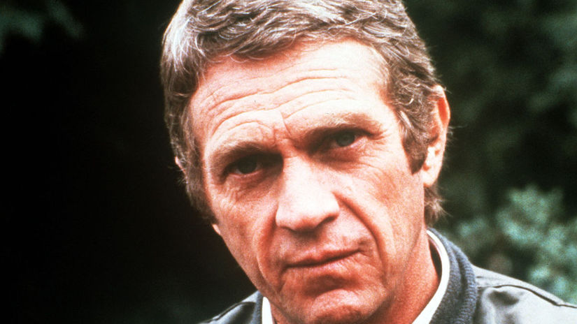 Steve McQueen na zábere z roku 1970.