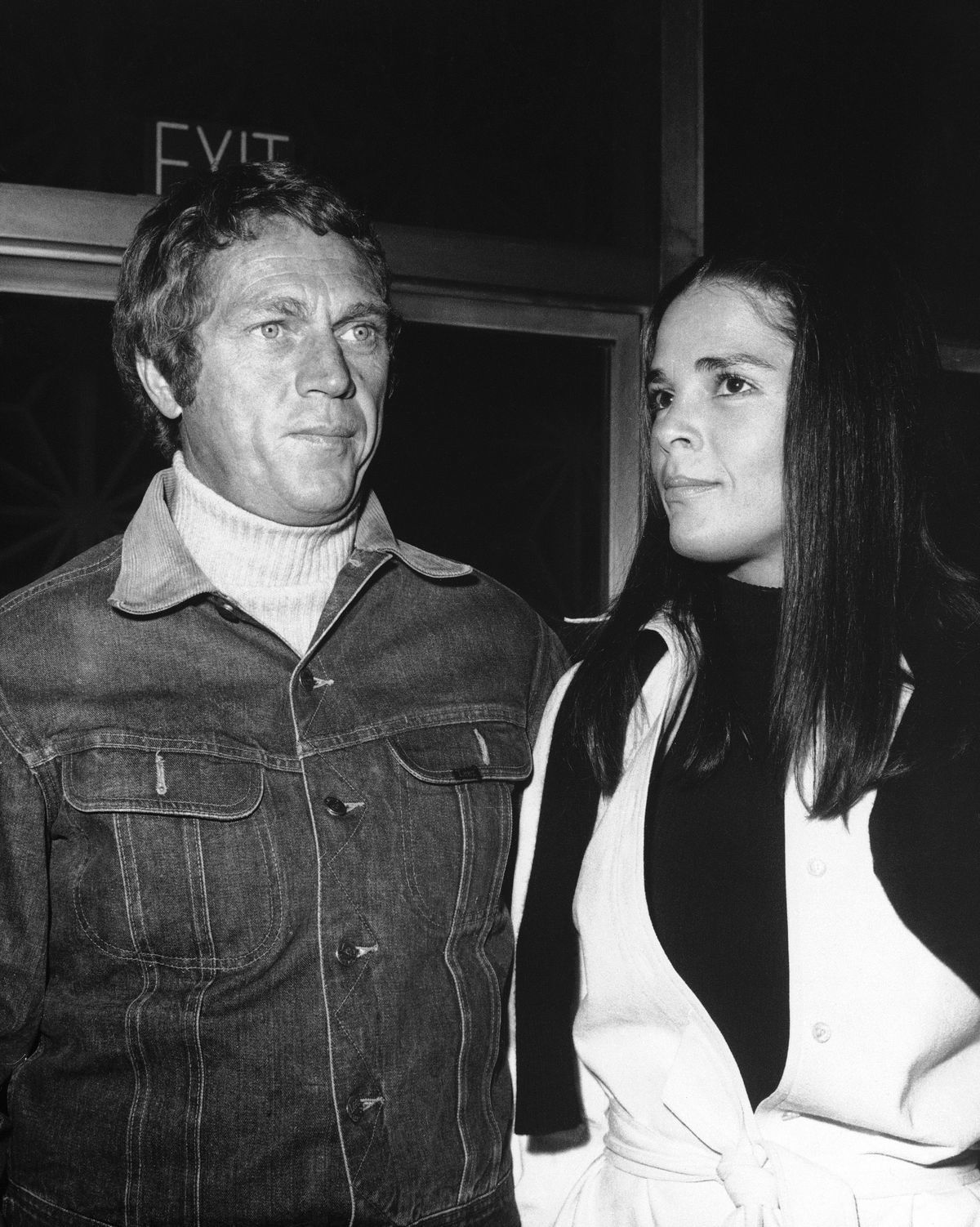 Steve McQueen a jeho druhá manželka, Ali MacGraw.