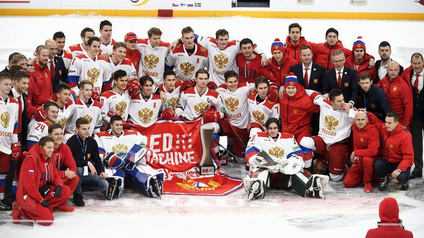 Rusko, radosť, hokej