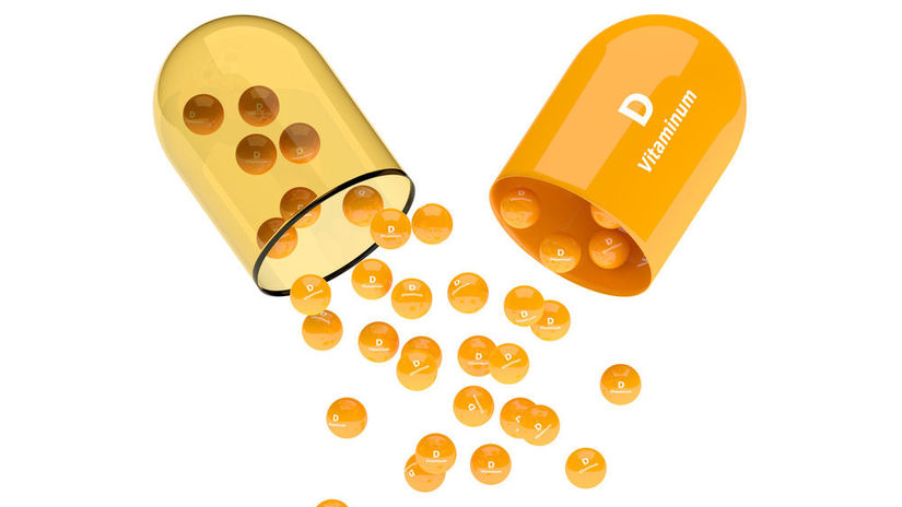 vitamín D, kapsula, žltá, déčko