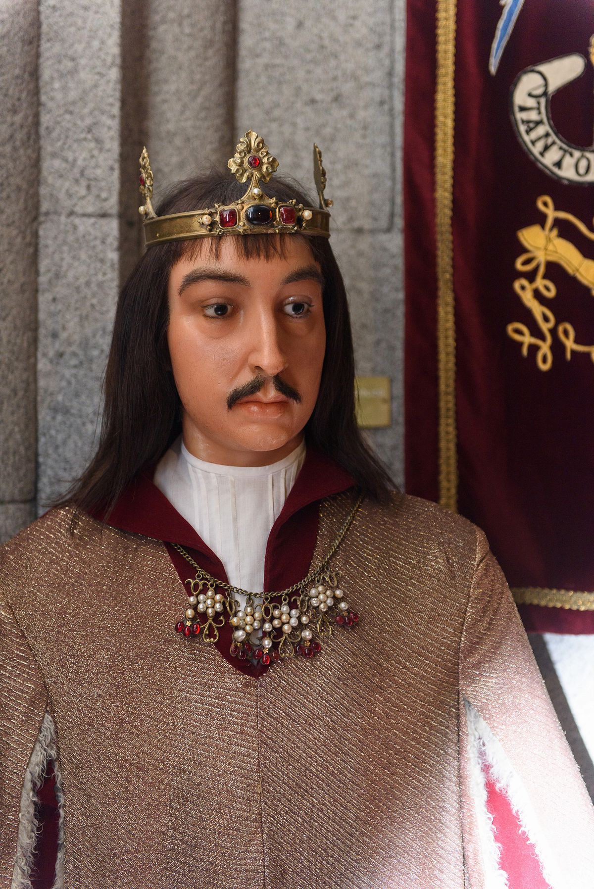 Vosková figurína cisára Ferdinanda II. v...