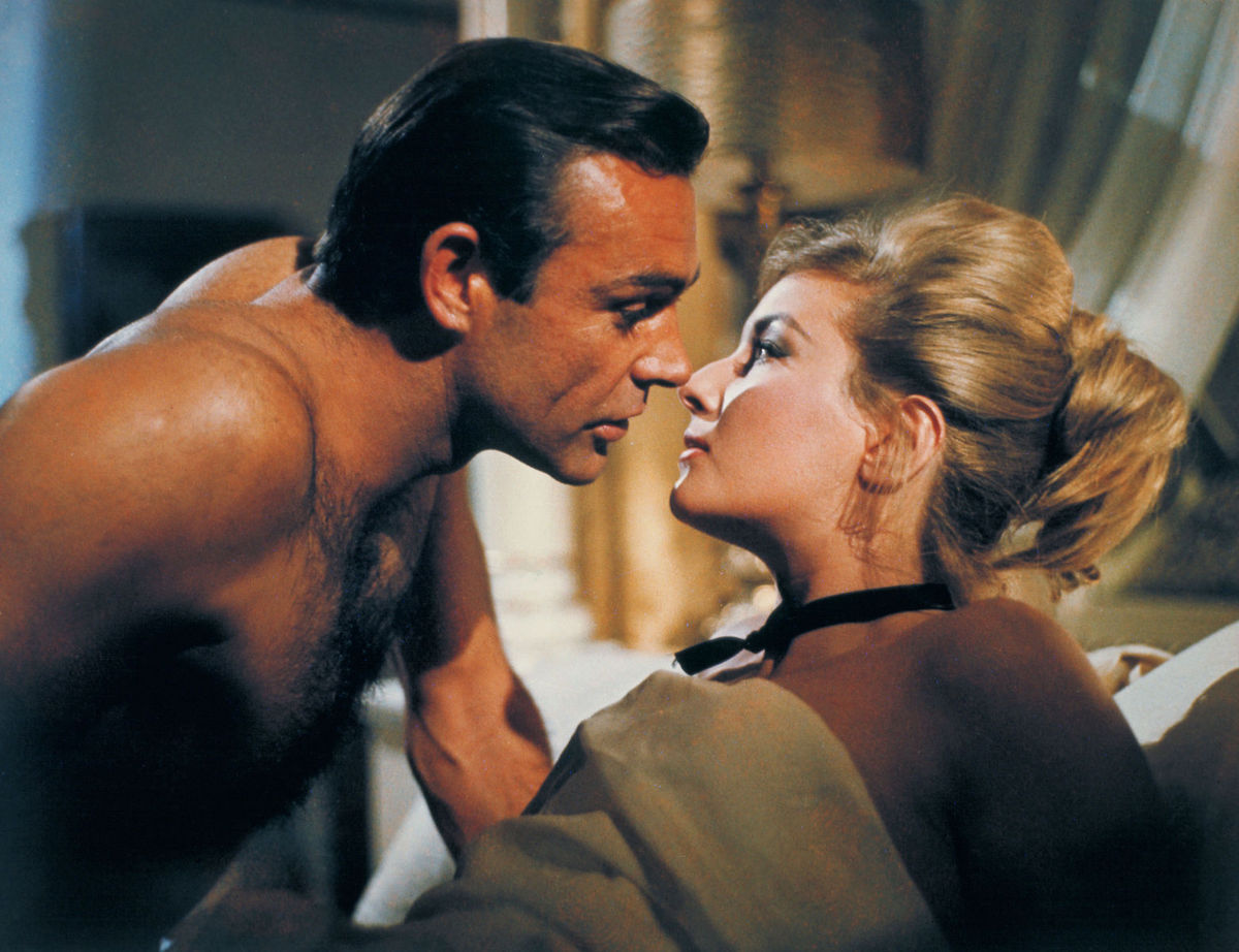 Rok 1963. Sean Connery počas nakrúcania filmu...