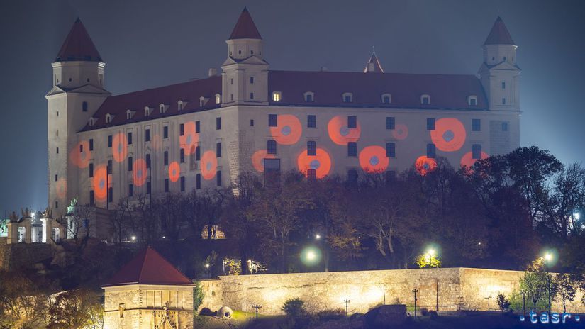 Bratislavský hrad výročie 1. svetová vojna maky...