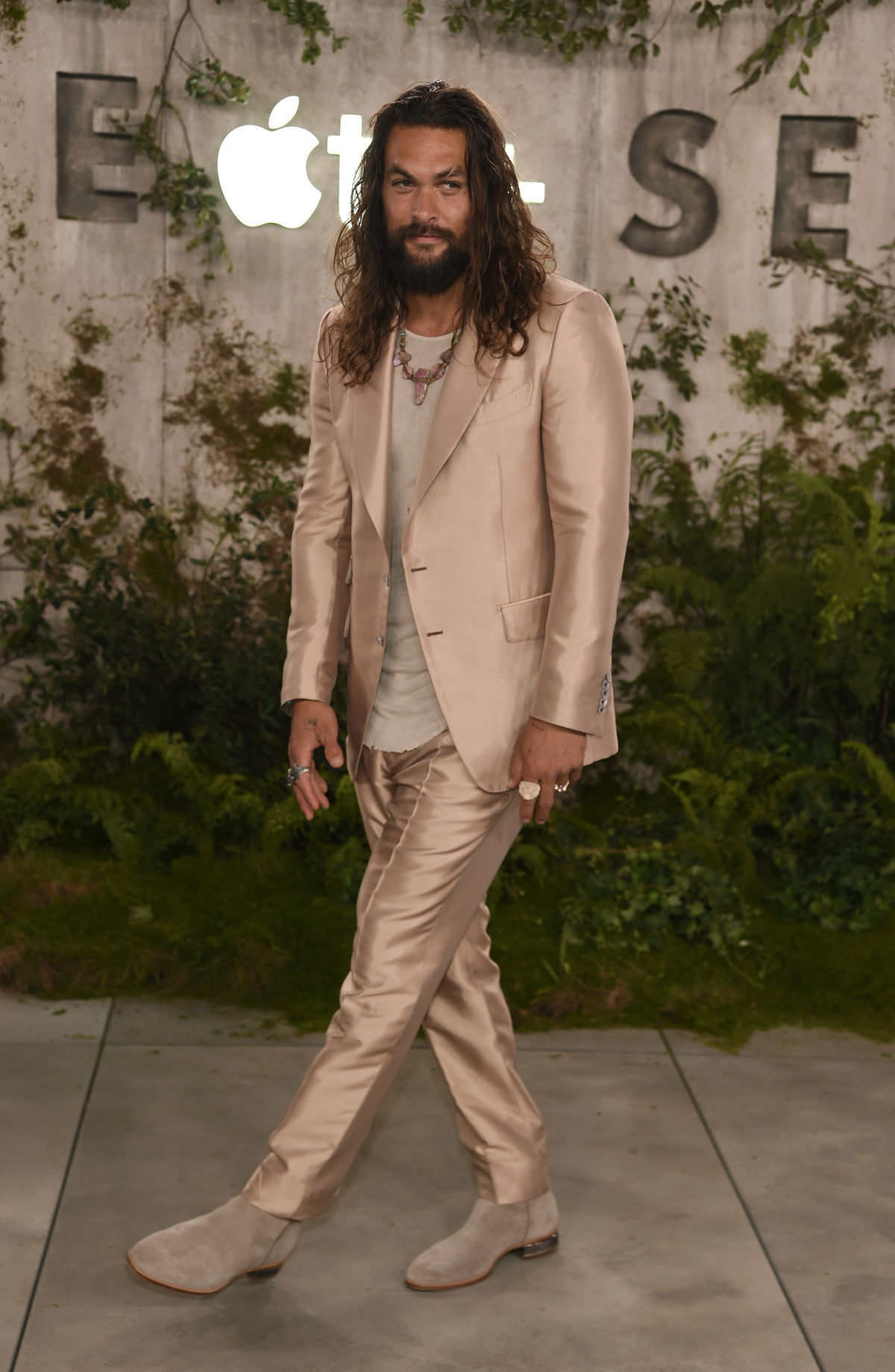Herec Jason Momoa na premiére seriálu See v...