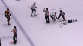 Knokaut do sekundy. Kanaďanova päsť poslala slovanistu na nosidlá