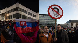 Tisíce ľudí protestovali proti vláde. Ulicu, kde býva Matovič, uzatvorili
