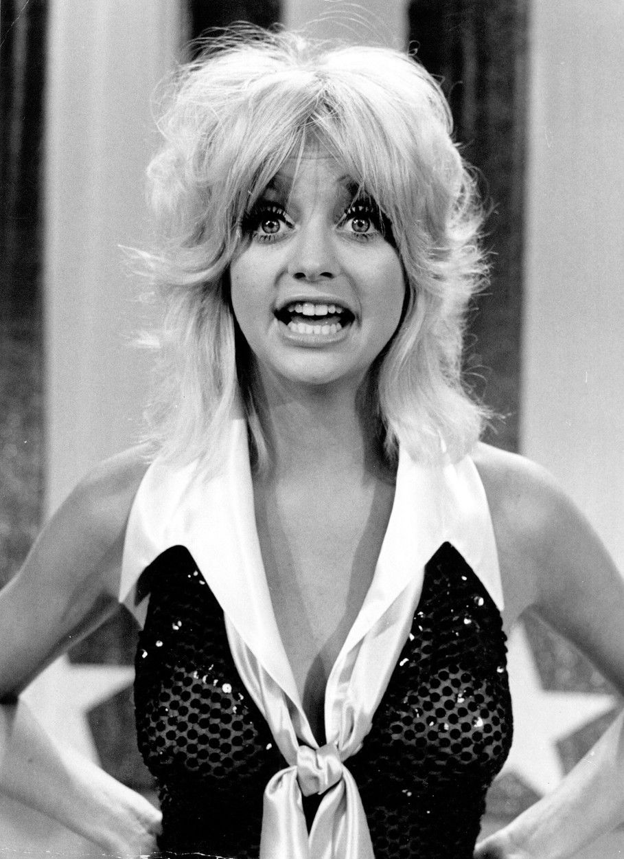 Goldie Hawn na zábere zo 70-tych rokov.
