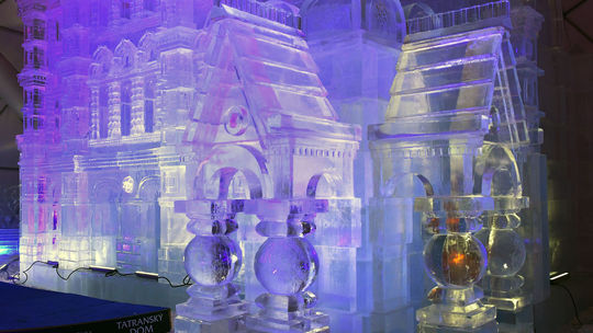 Tatranský ľadový dóm na Hrebienku vo Vysokých...