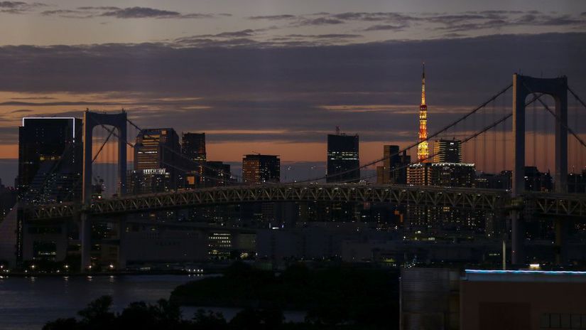 Japonsko, Tokio, Dúhový most,