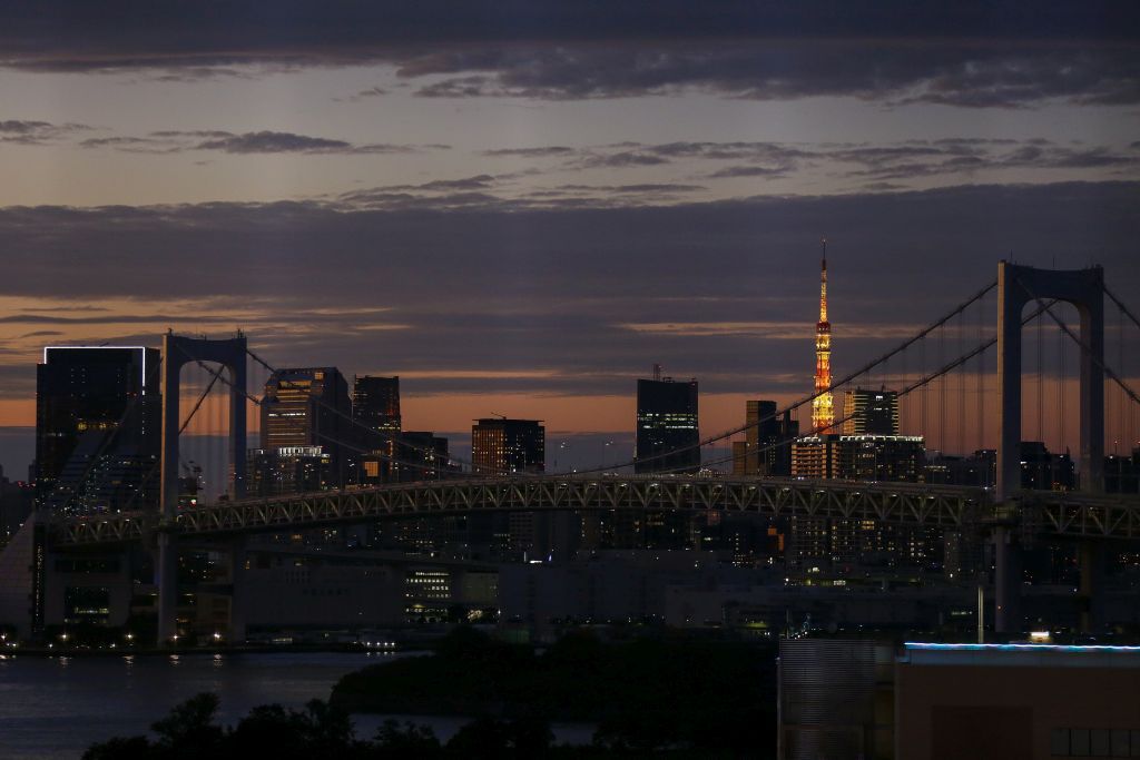 Japonsko, Tokio, Dúhový most,