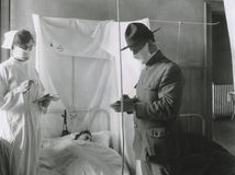 španielska chrípka, nemocnica, choroba, doktor, epidémia, pandémia