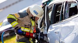 Volvo - crashtest pre záchranárov