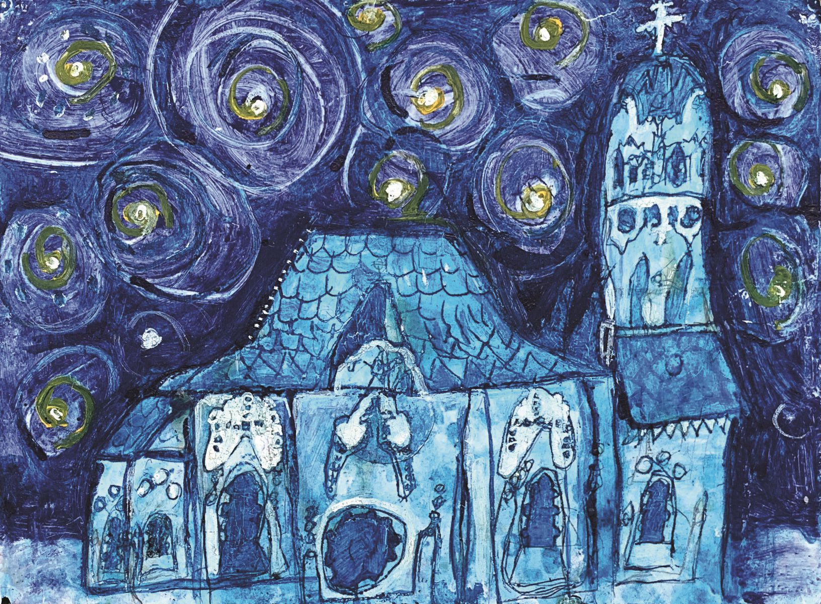 Lucia Gajdošová: Modrý kostolík