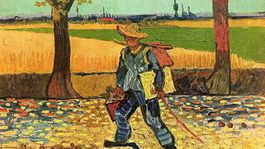 The-Painter-on-His-Way-to-Work Vincent van Gogh