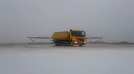 Sneh na Letisku M. R. Štefánika v Bratislave