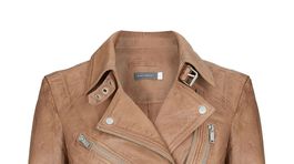 Dámska kožená bunda Mint Velvet, predáva sa za 362 eur. 